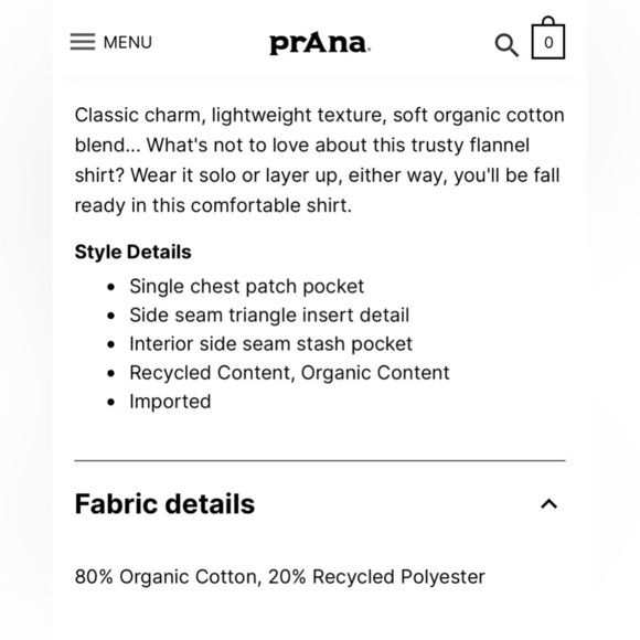 Prana Men’s Los Feliz Slim Fit Flannel Shirt - Picture 14 of 14